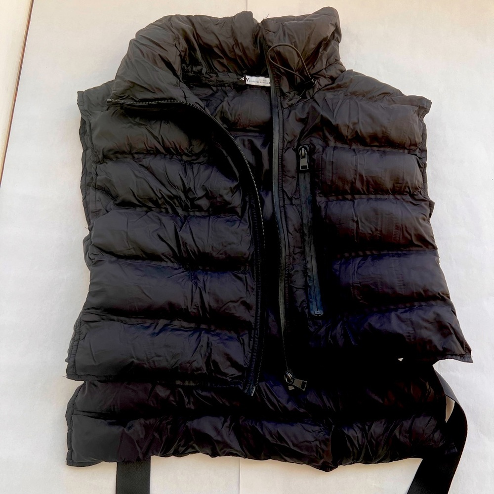 Crop puff vest